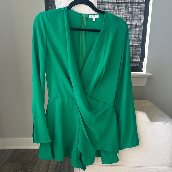 TCEC Pants - Kelly Green Shorts Romper